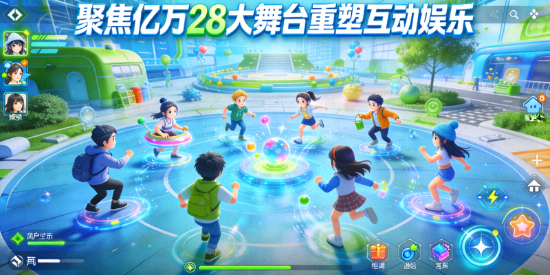 聚焦亿万28大舞台重塑互动娱乐 - 用户在多人在线场景中进行趣味互动的截图